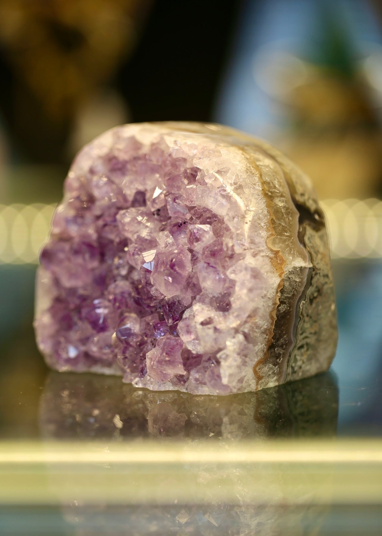 Mineral Amatista Violeta